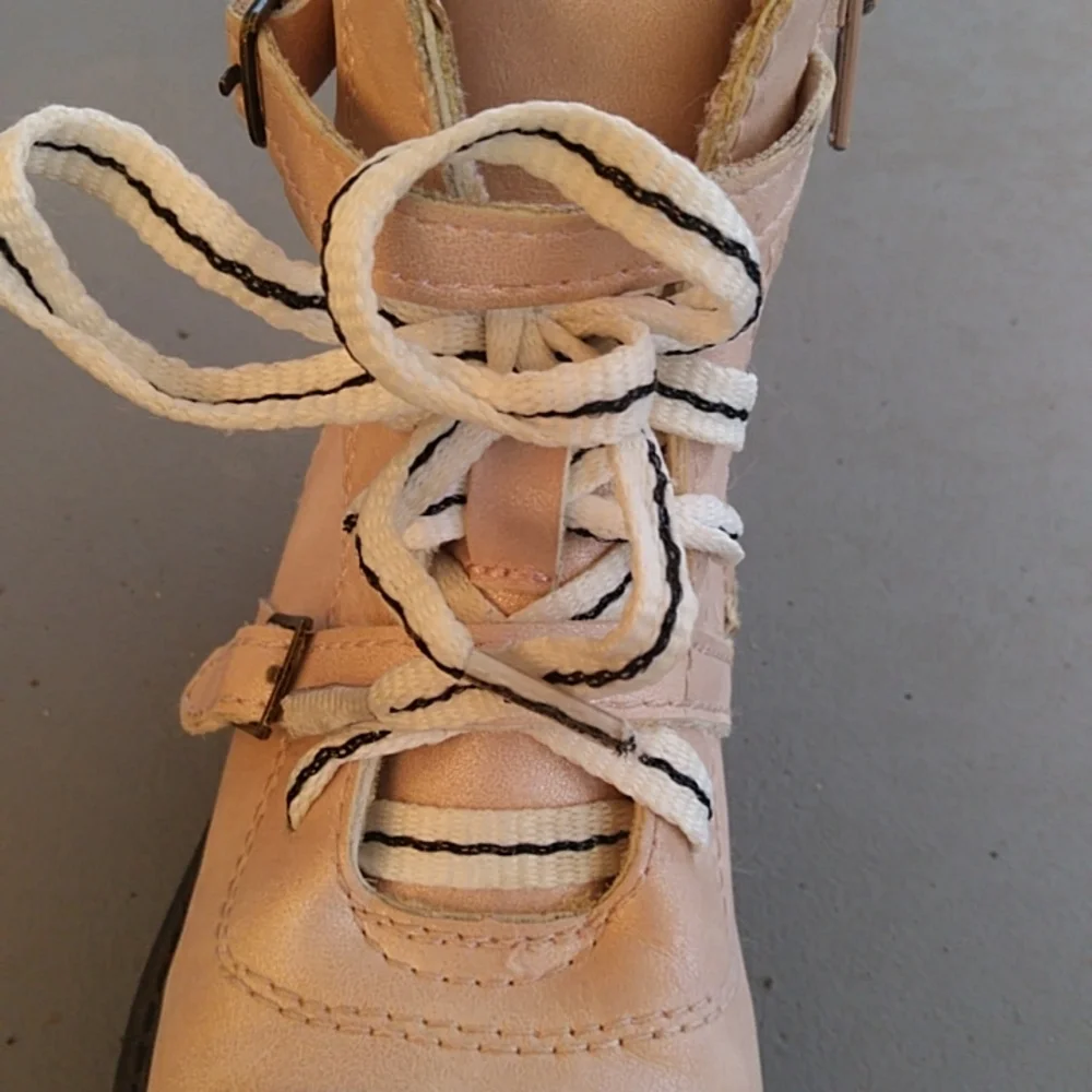 Carter's Size 8 Pink Combat Boots